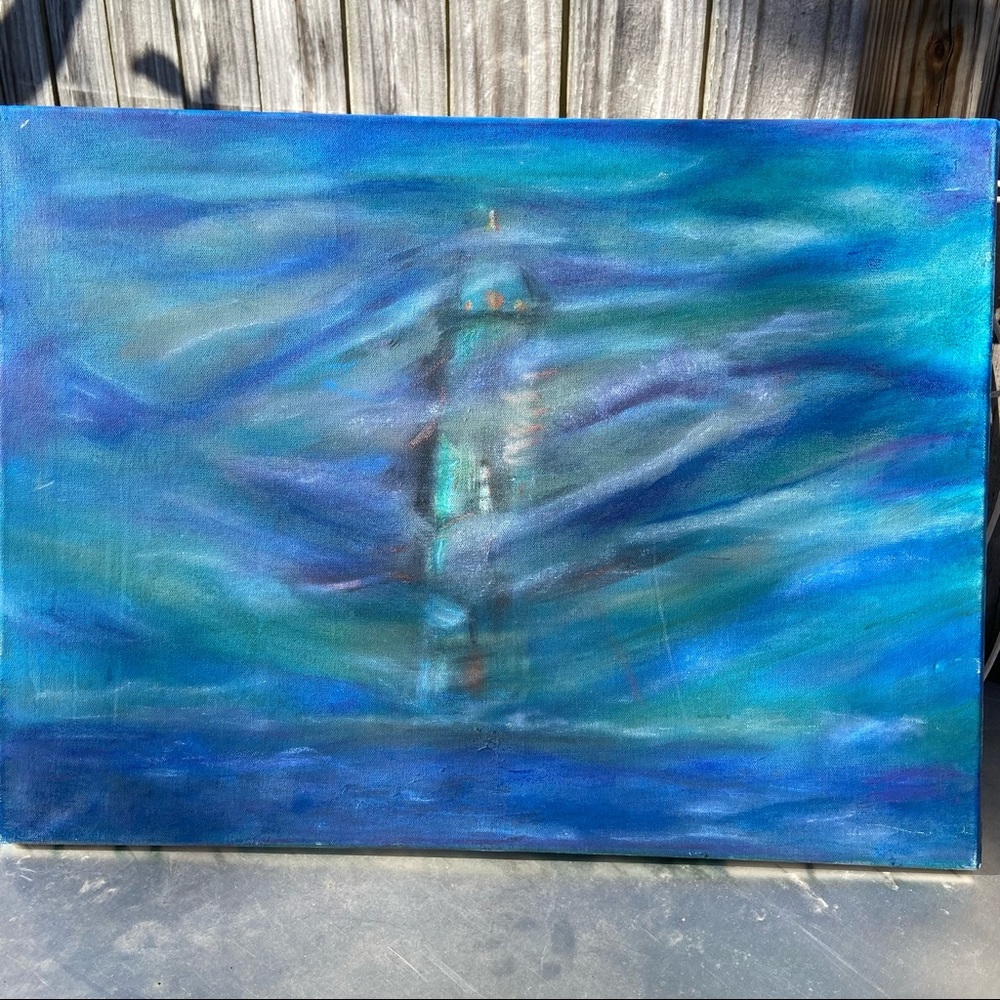Acrylic Painting The lighthouse art